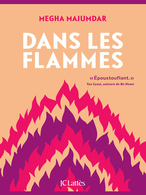 cover image of Dans les flammes